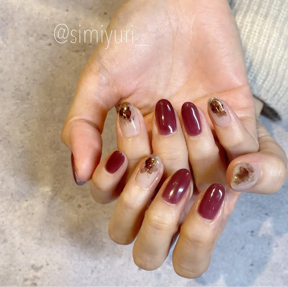 ネイル ハンドネイル 清水 由莉のネイルデザイン