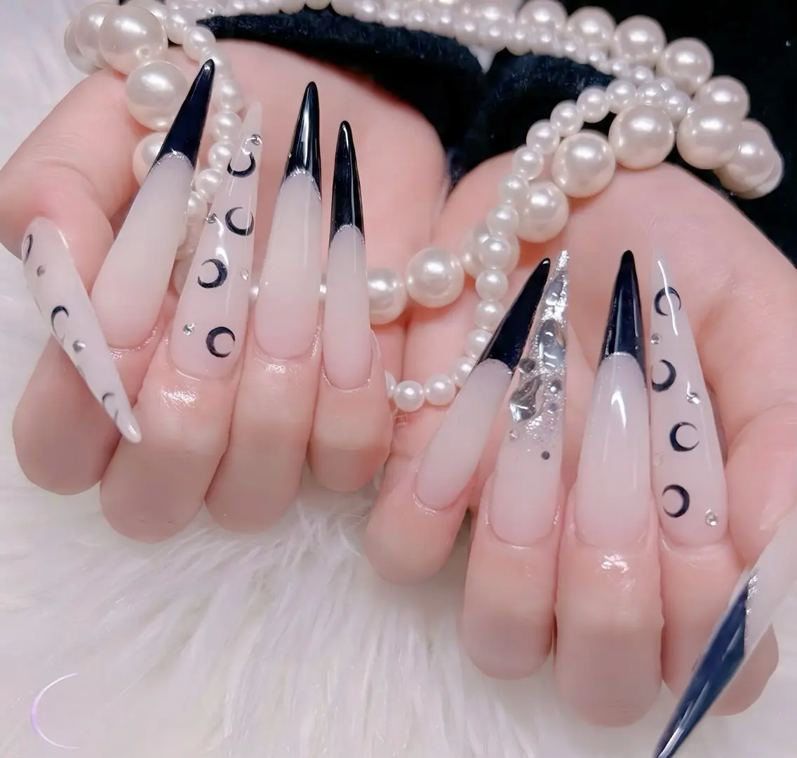 ネイル オーロラネイル ブルー フットネイル ジェルネイル 氷ネイル・うるうるネイル ハンドネイル Rin Nail 新大久保店のネイルデザイン
