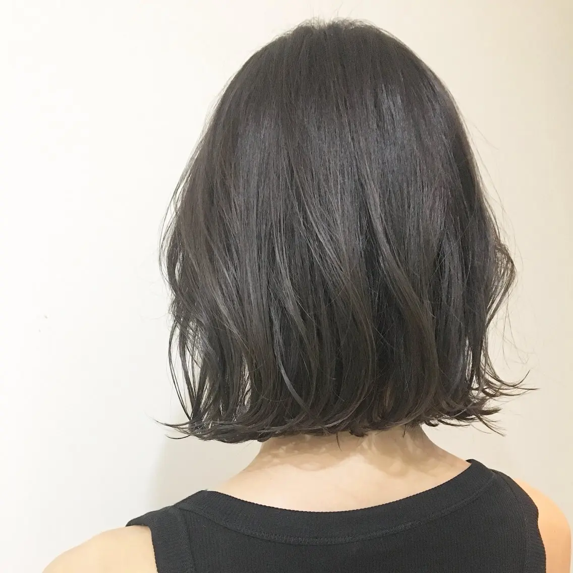 ミディアム カラー 水野 恵里加のヘアスタイル