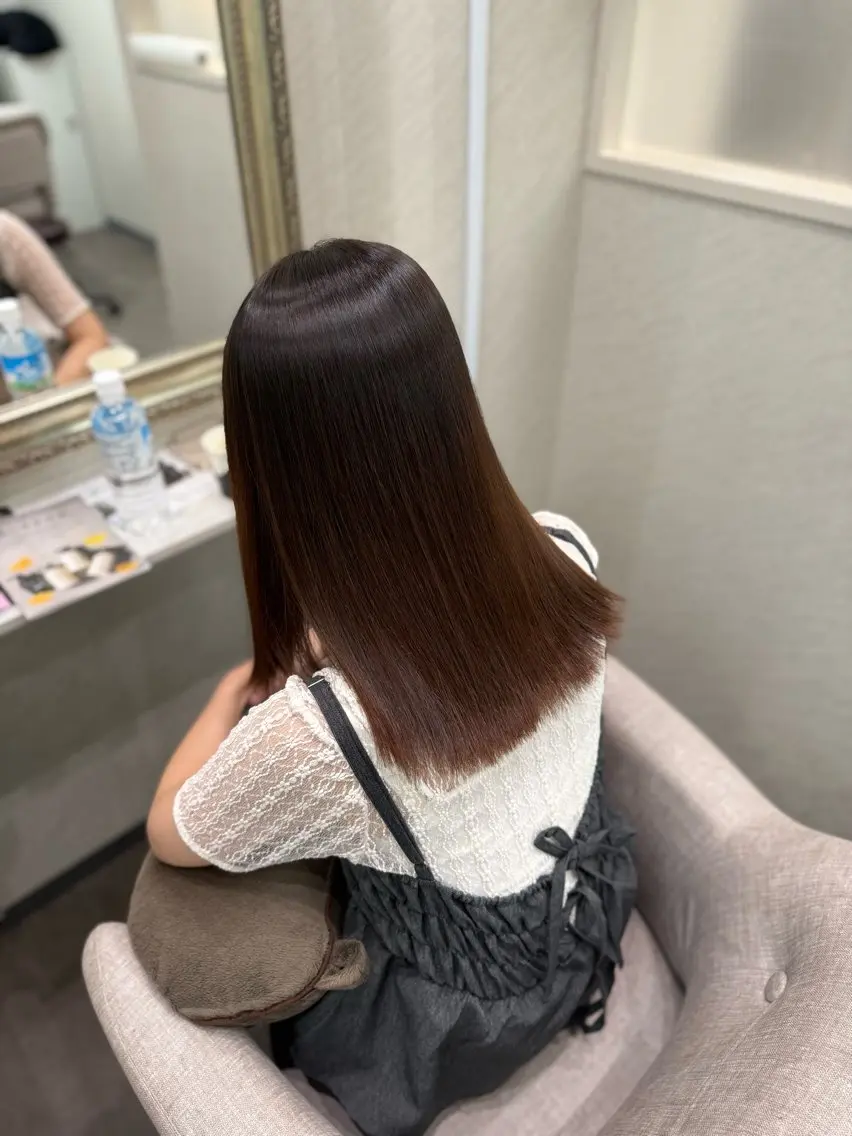 美髪矯正の写真