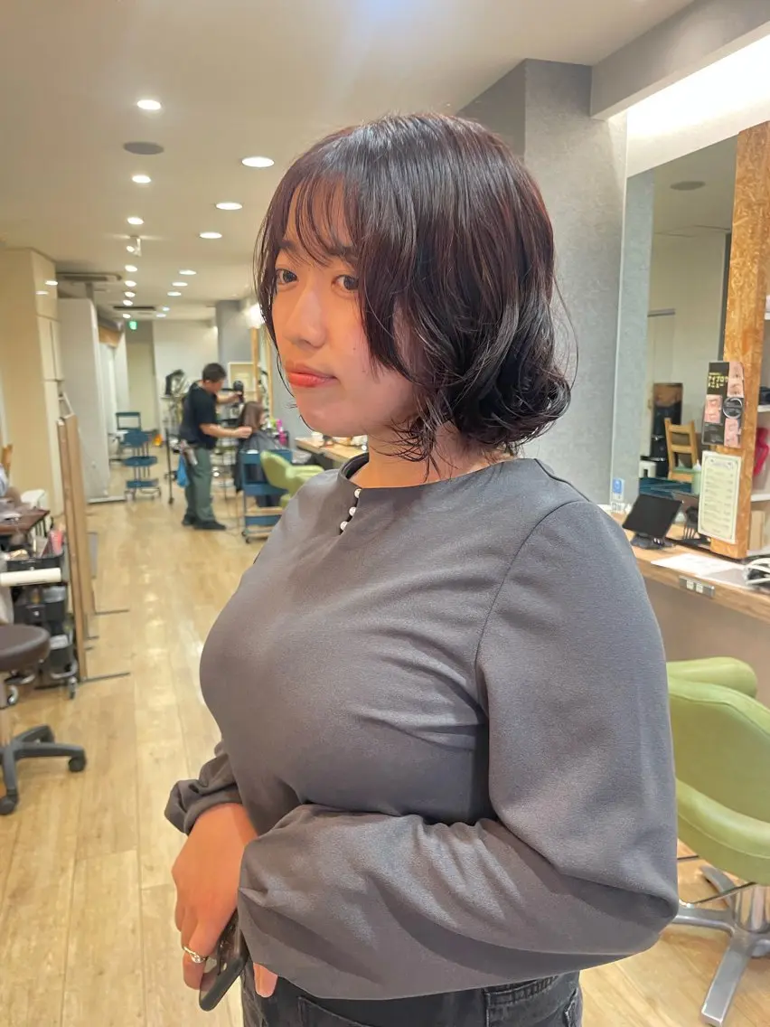 ショート カラー ブラウンカラー オレンジ オレンジブラウン 髪質改善/Bloss om🌷高橋沙衣のヘアスタイル