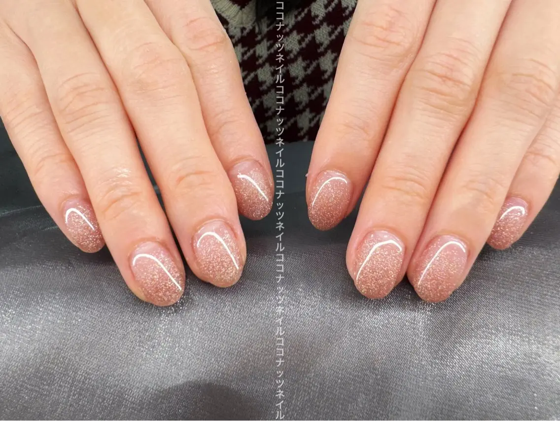 ネイル HOSHINO NAIL_長さだしのネイルデザイン