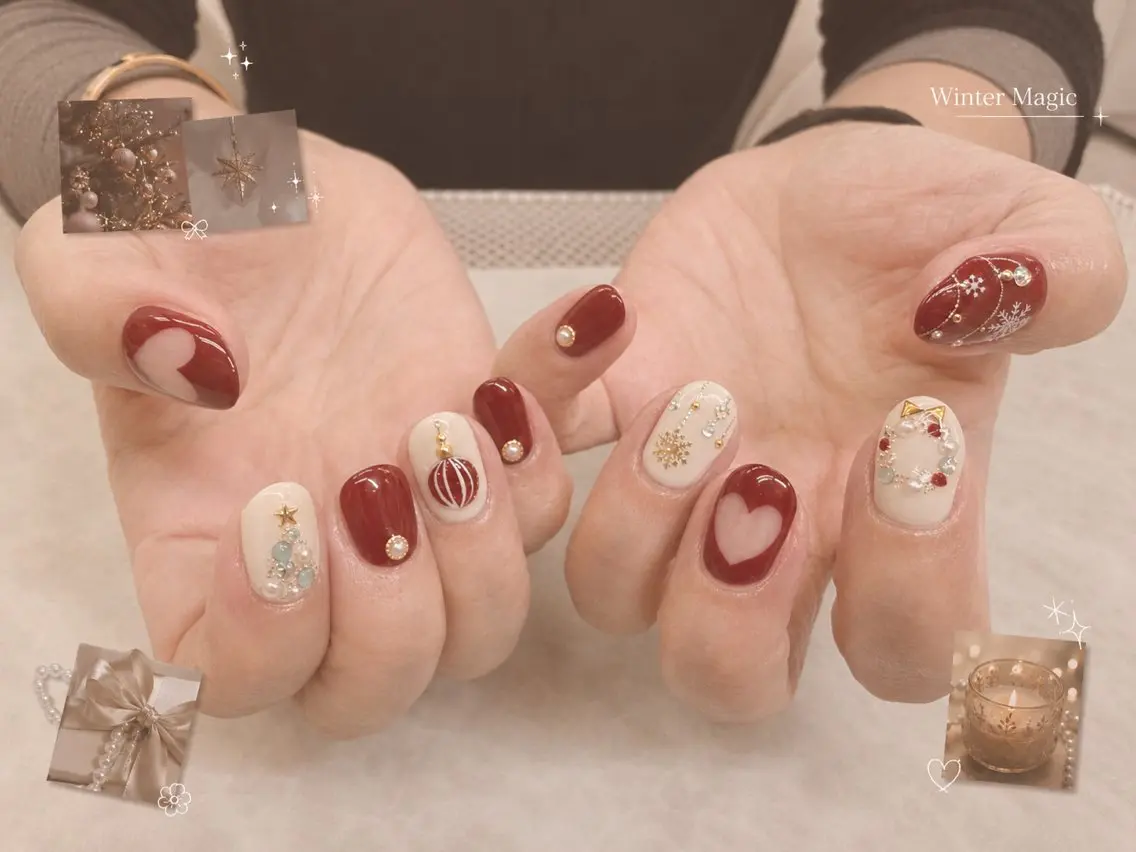 ネイル ハンドネイル Bianca 🎀Risaのネイルデザイン