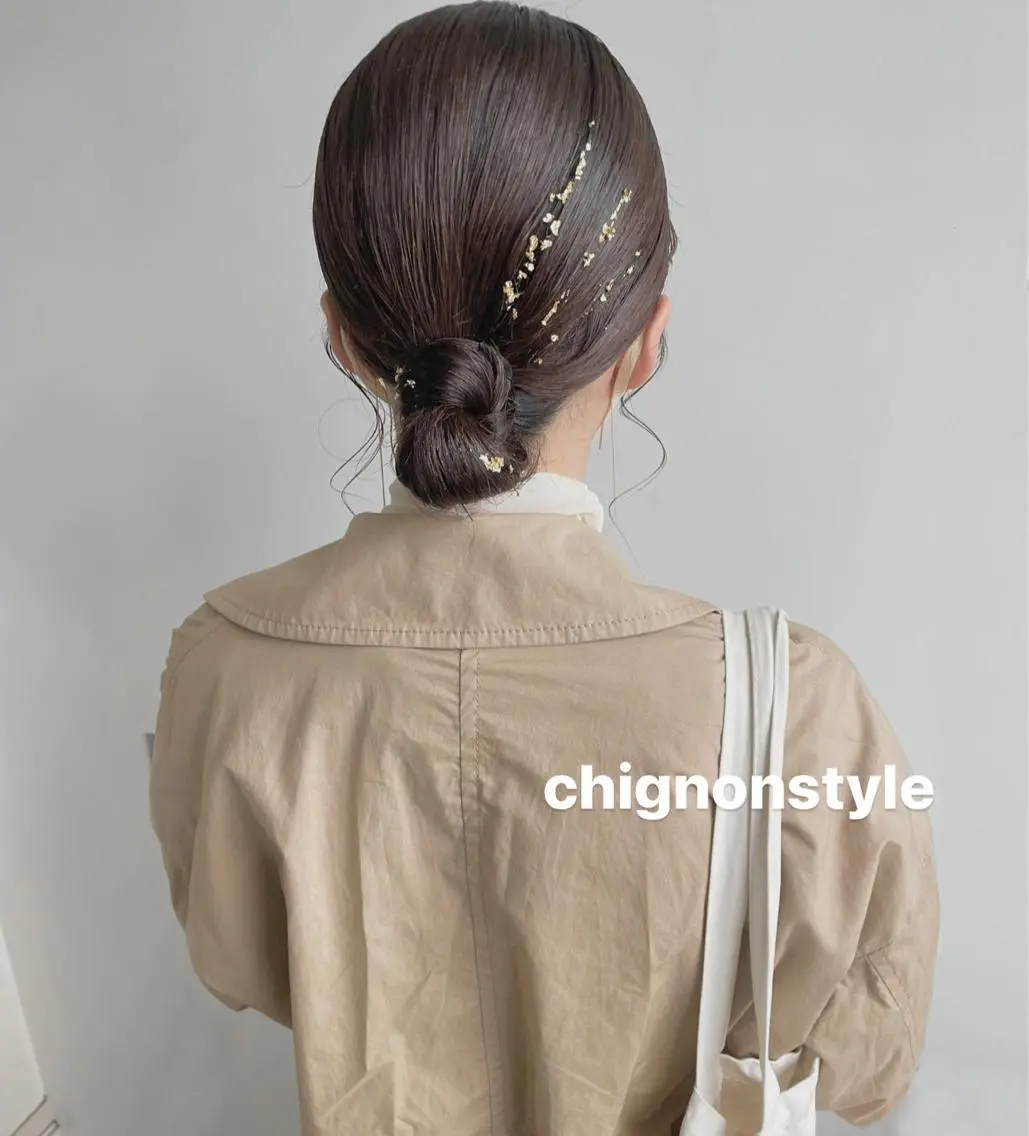 ミディアム ヘアメイク new meのヘアスタイル