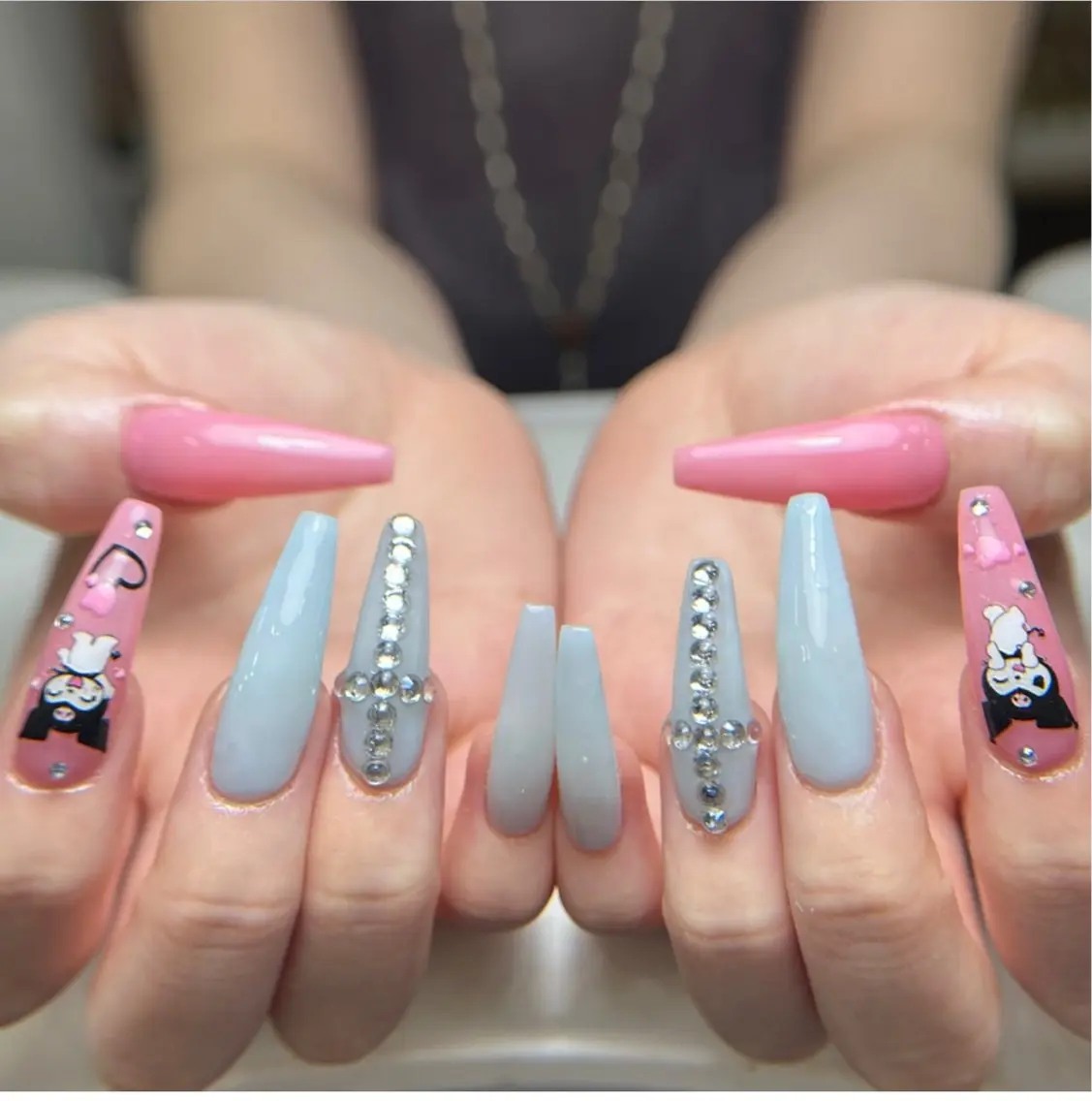 ネイル 長さ出し ジェルネイル オフィスネイル ワンカラーネイル パラジェル Michi Nail Staffのネイルデザイン