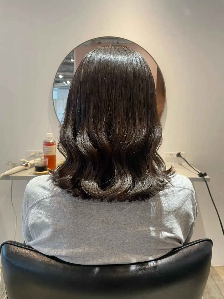 ミディアム カラー ヘアアレンジ ゆるふわガーリーst yle🩰yuukaのヘアスタイル