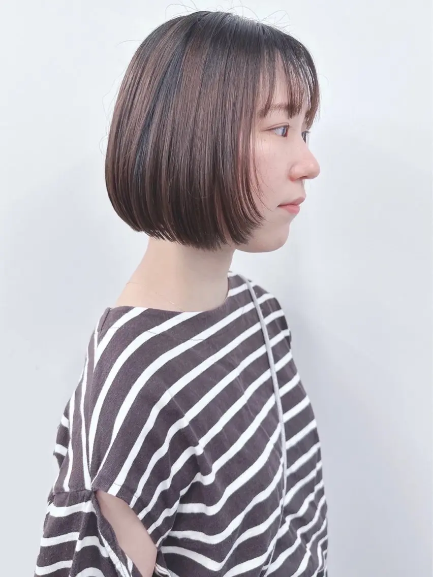 ショート カット ボブ/ゆるふわ ボブパーマ/とういのヘアスタイル