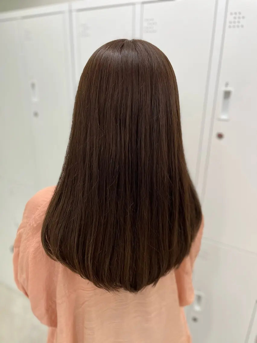 ロング カラー ブラウンカラー ヘアカラー トリートメント 🫧ぷる艶カラー🫧 Yuubi🦩のヘアスタイル