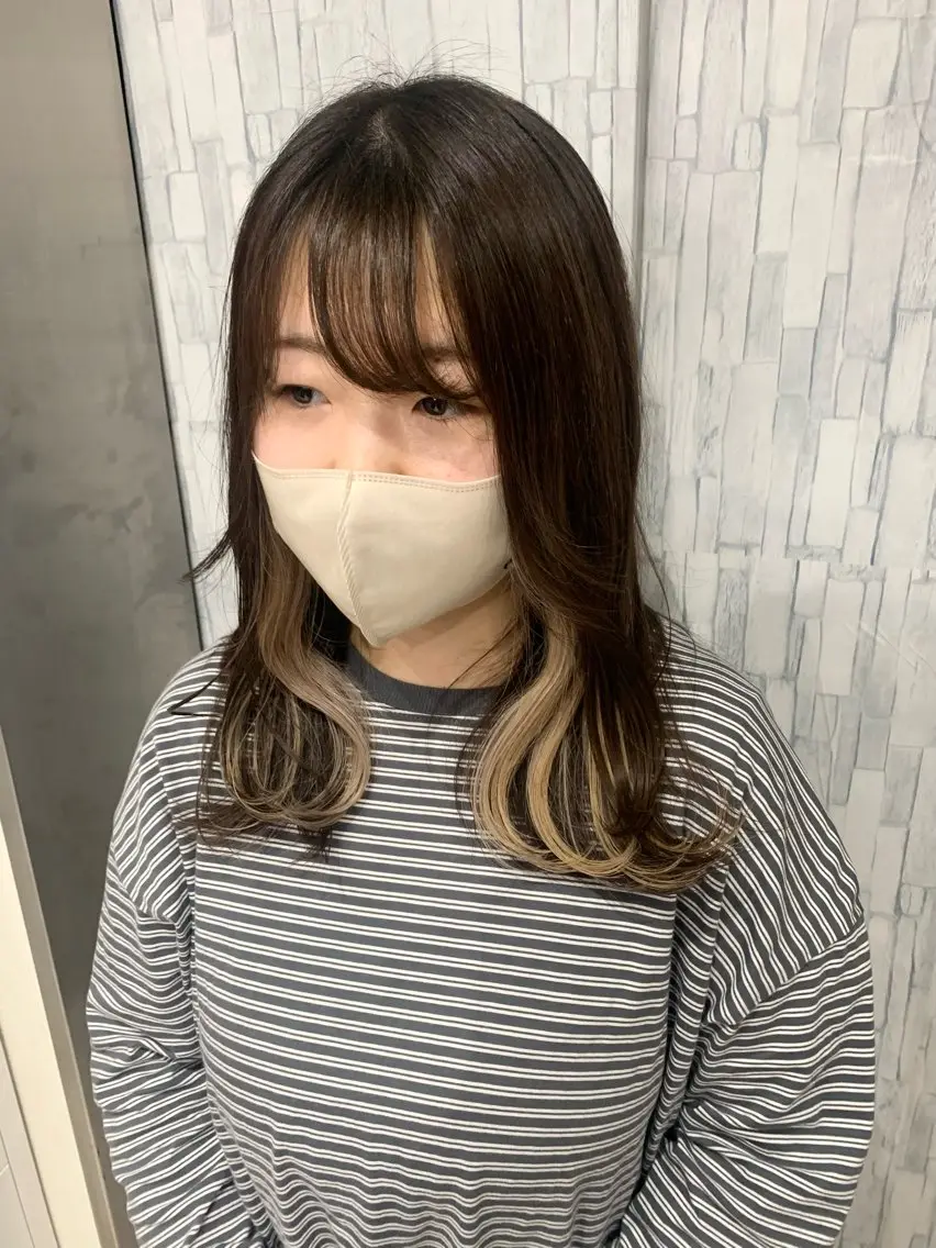 セミロング ヘアカラー トリートメント 池袋/カラー特化🎨 ロング料金なし🩵のヘアスタイル