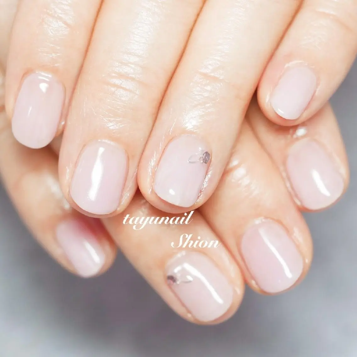 ネイル アートネイル ブルー ジェルネイル パラジェル 夏ネイル ネイルサロン 【たゆnail】のネイルデザイン