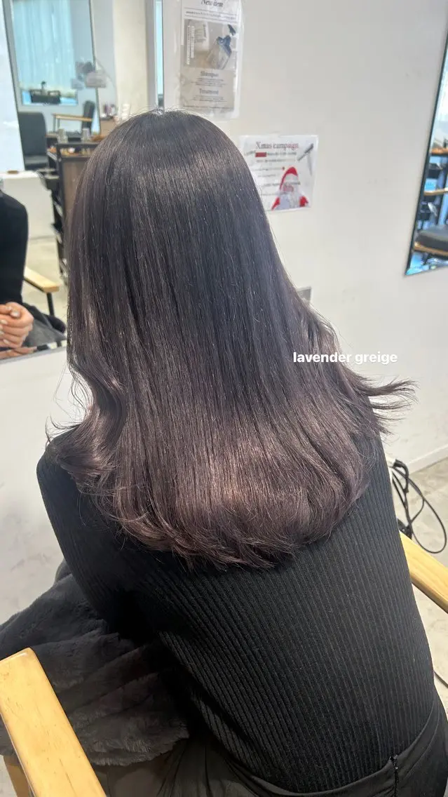 セミロング カラー ヘアカラー ブリーチなしWカラー /レイヤー🎀マリノのヘアスタイル