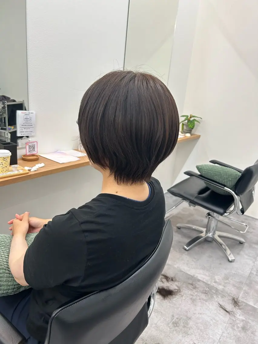 ショート ショートボブ ボブ ショートヘア 齋藤 真帆のヘアスタイル
