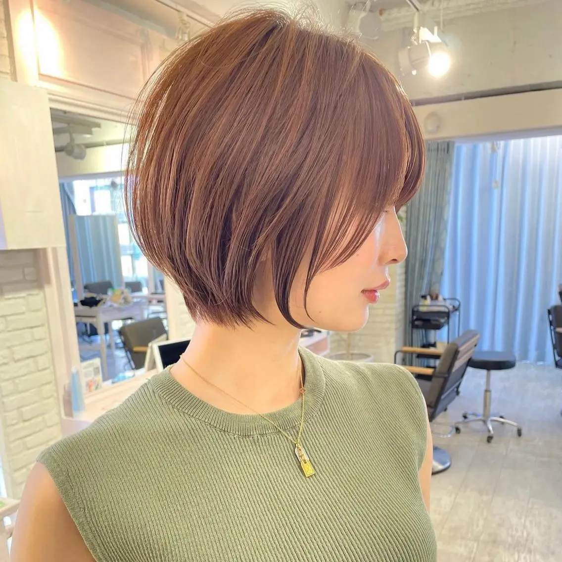 ショート カット ヘアカラー トリートメント ❣️髪質改善/ 美髪矯正/沼座悠人のヘアスタイル