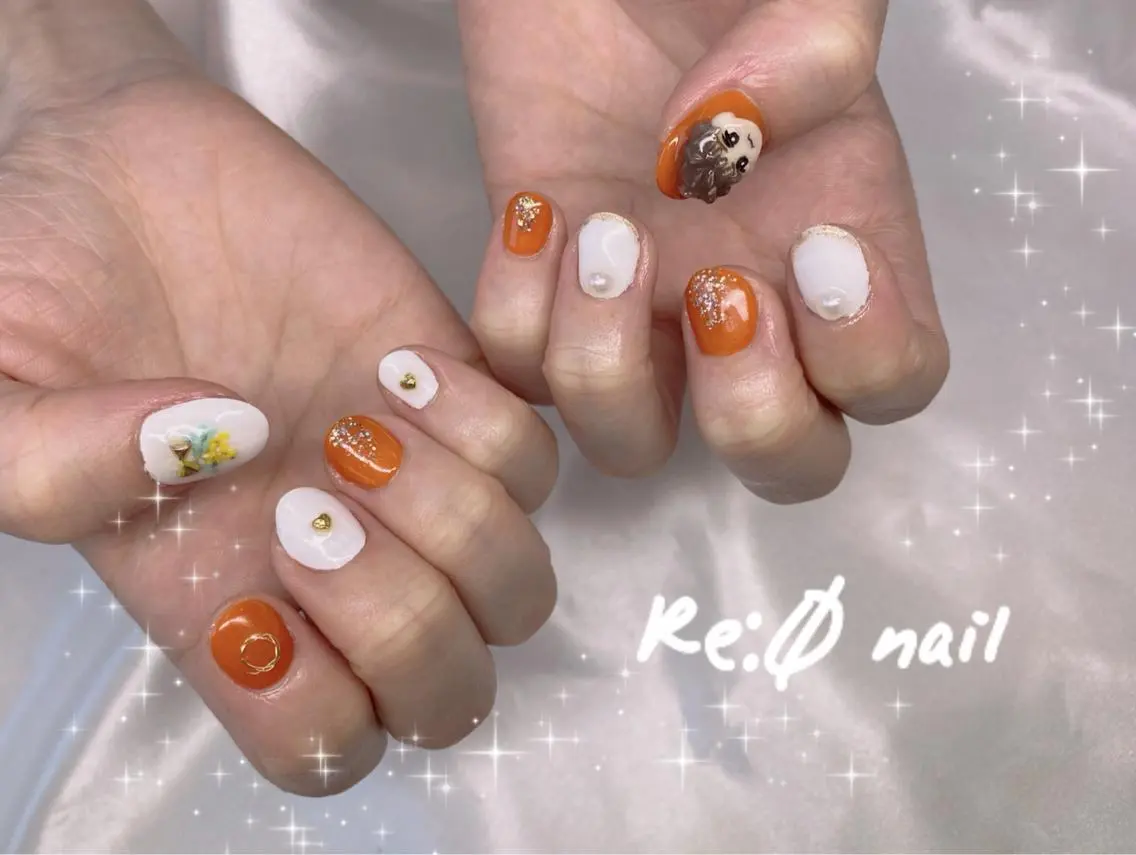 ネイル ハンドネイル Re:Ø nail 🩵TSUJIのネイルデザイン