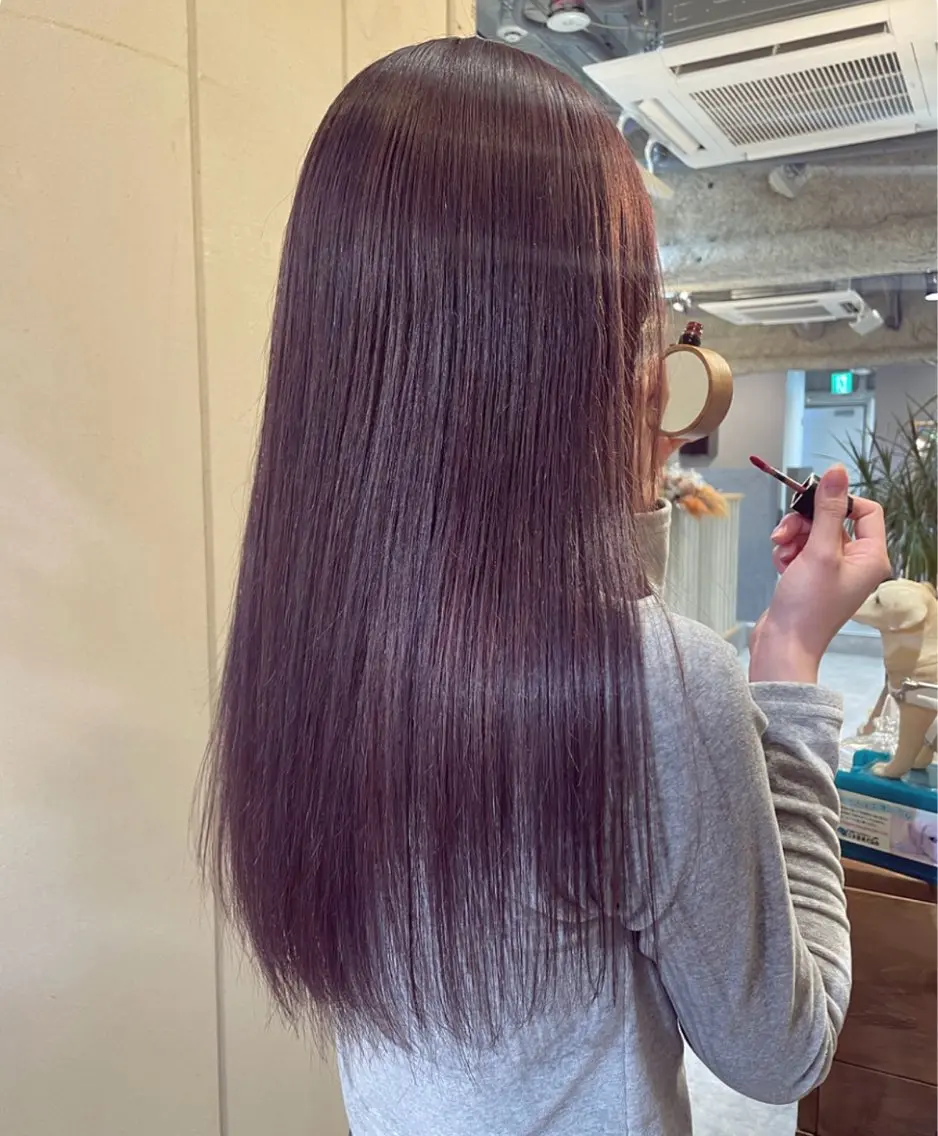 ロング カラー カット ヘアカラー トリートメント 狩野 羅夢のヘアスタイル