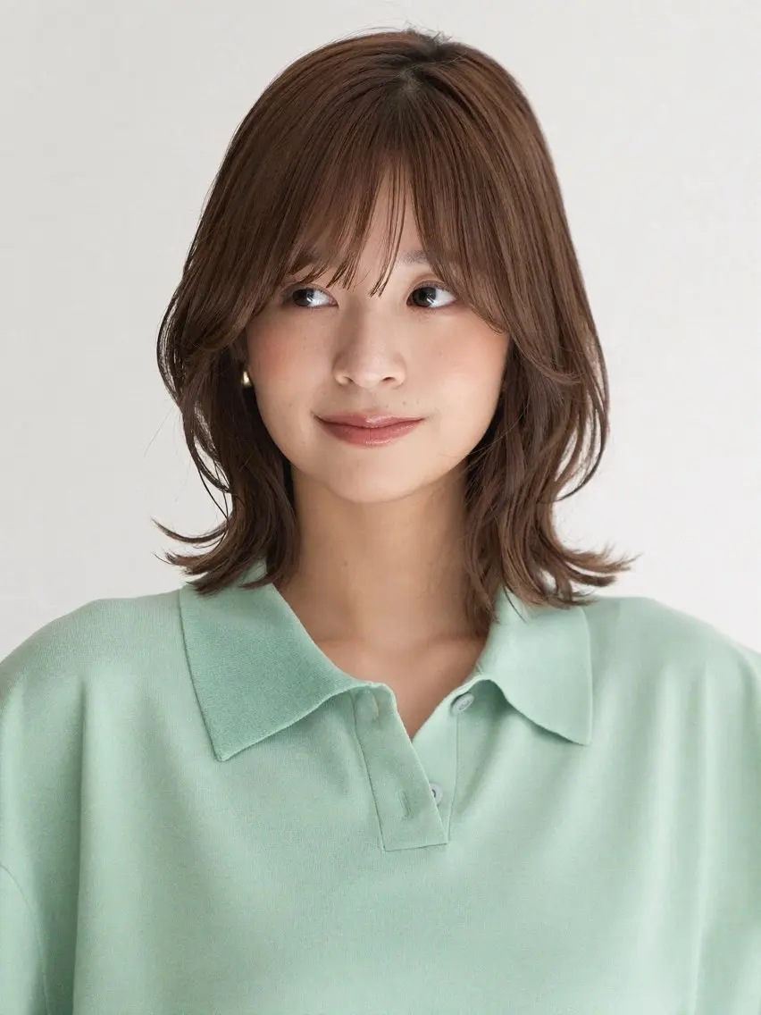 ミディアム Modek's 西宮 akariのヘアスタイル