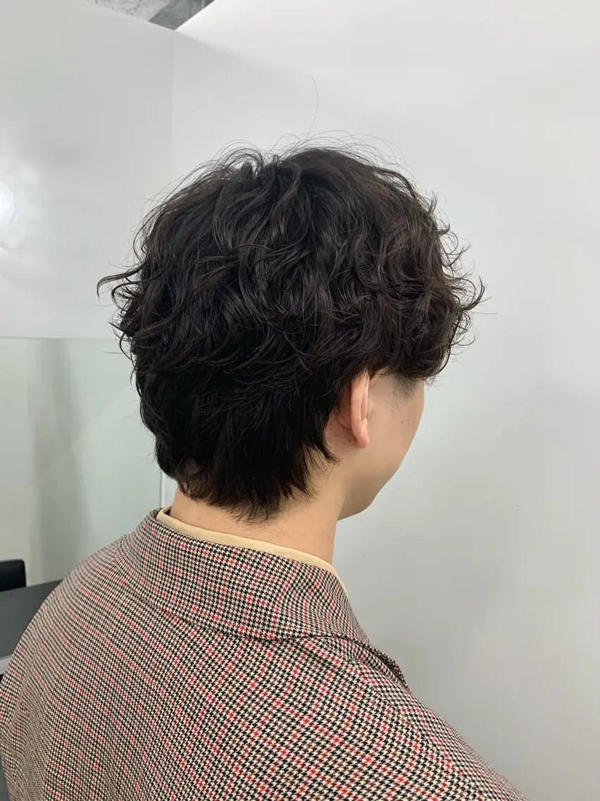 パーマ メンズ カット パーマ 本格ヘッドスパ🌿 ×ヘア 佐藤のヘアスタイル