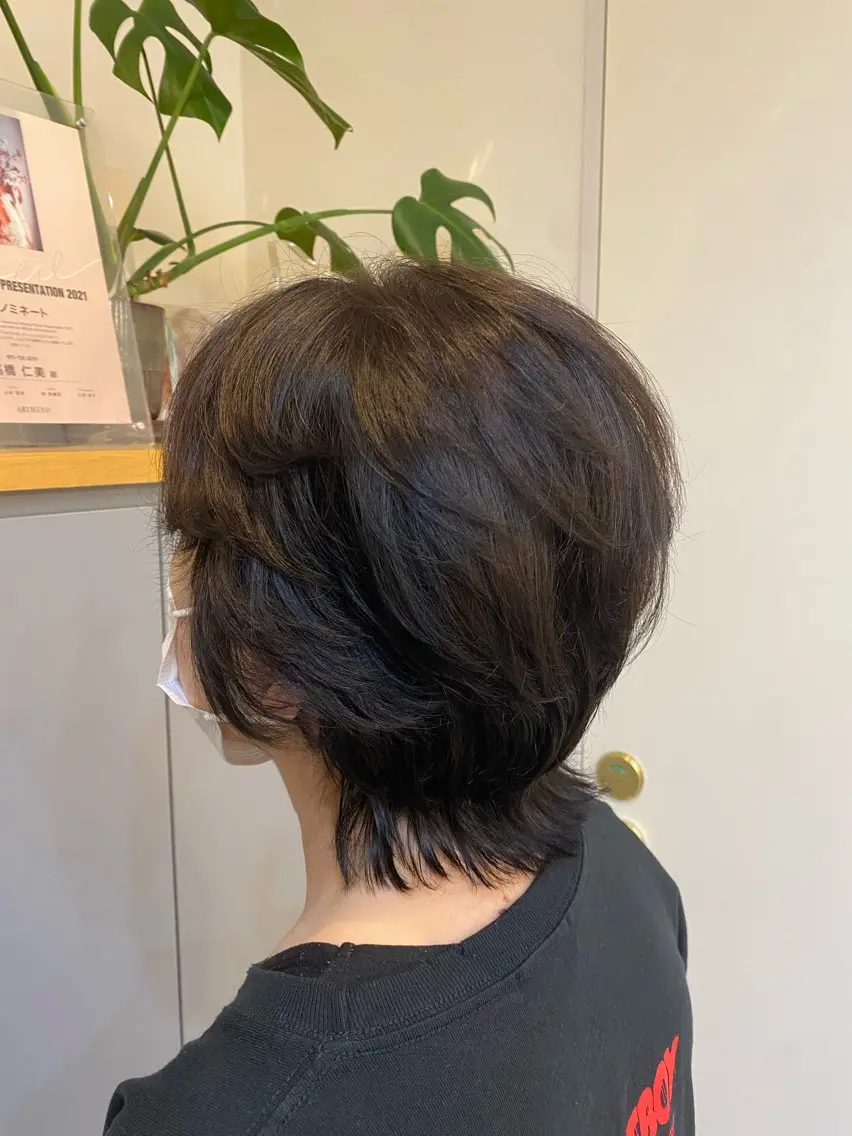 カラー ブラウンカラー ヘアカラー 竹内 麻帆のヘアスタイル