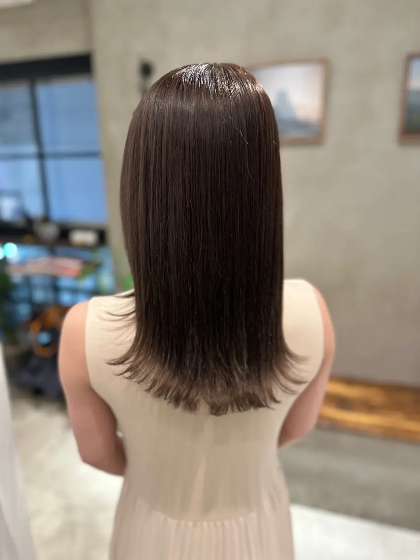 ミディアム カラー ヘアカラー トリートメント ryota .のヘアスタイル