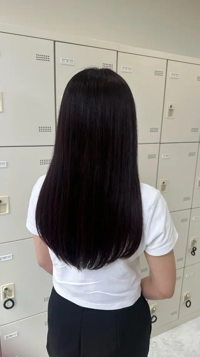 ロング カラー ヘアカラー トリートメント ヘッドスパ ヘアセット 似合わせstyle ❤︎misaki❤︎のヘアスタイル