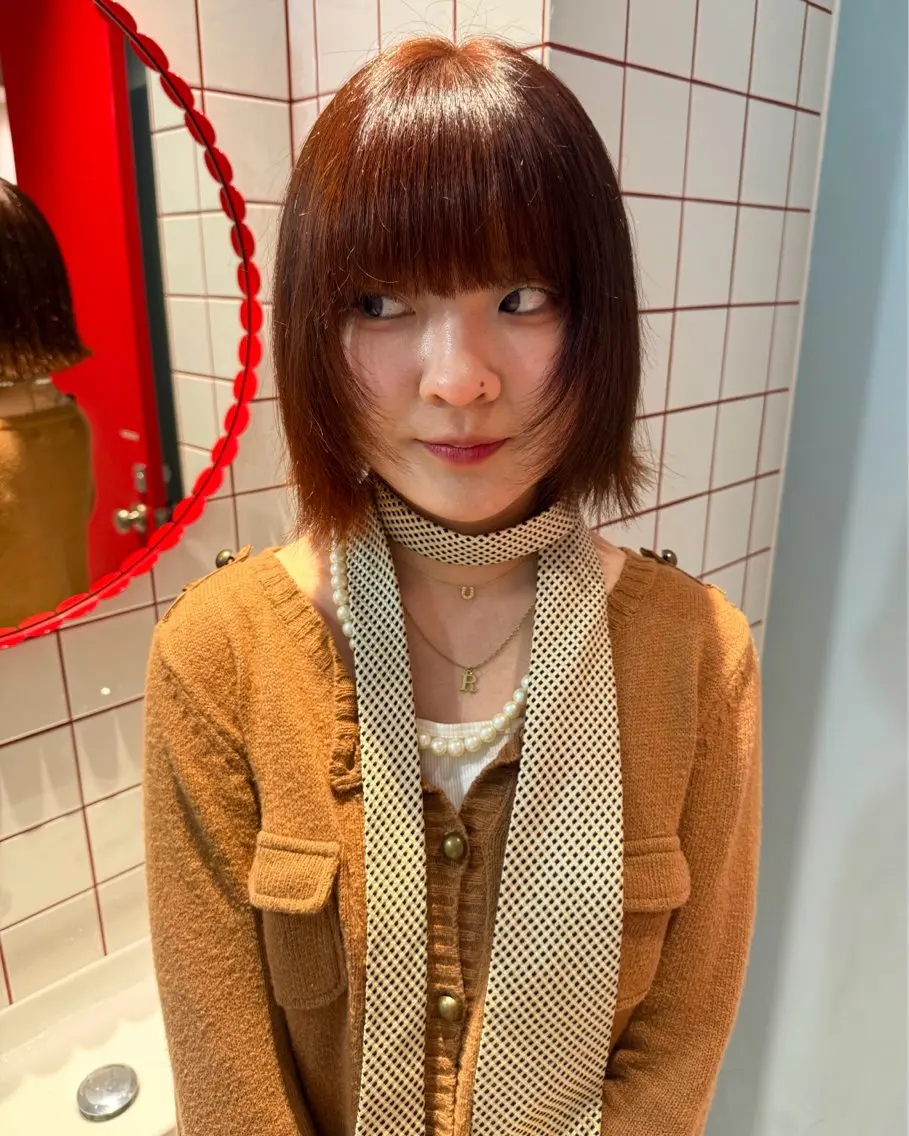 ショート カラー カットモデル募集 suzUkaのヘアスタイル