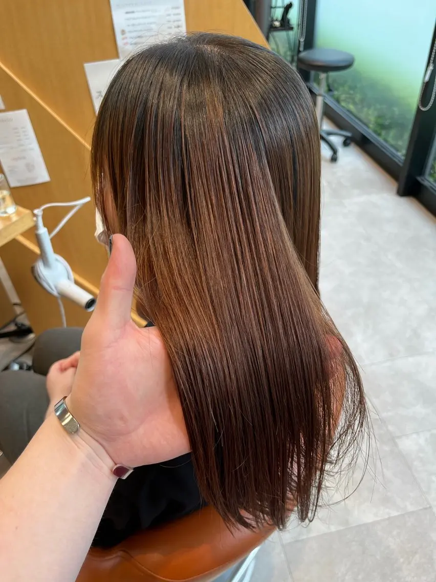 ロング 田中 望夢のヘアスタイル
