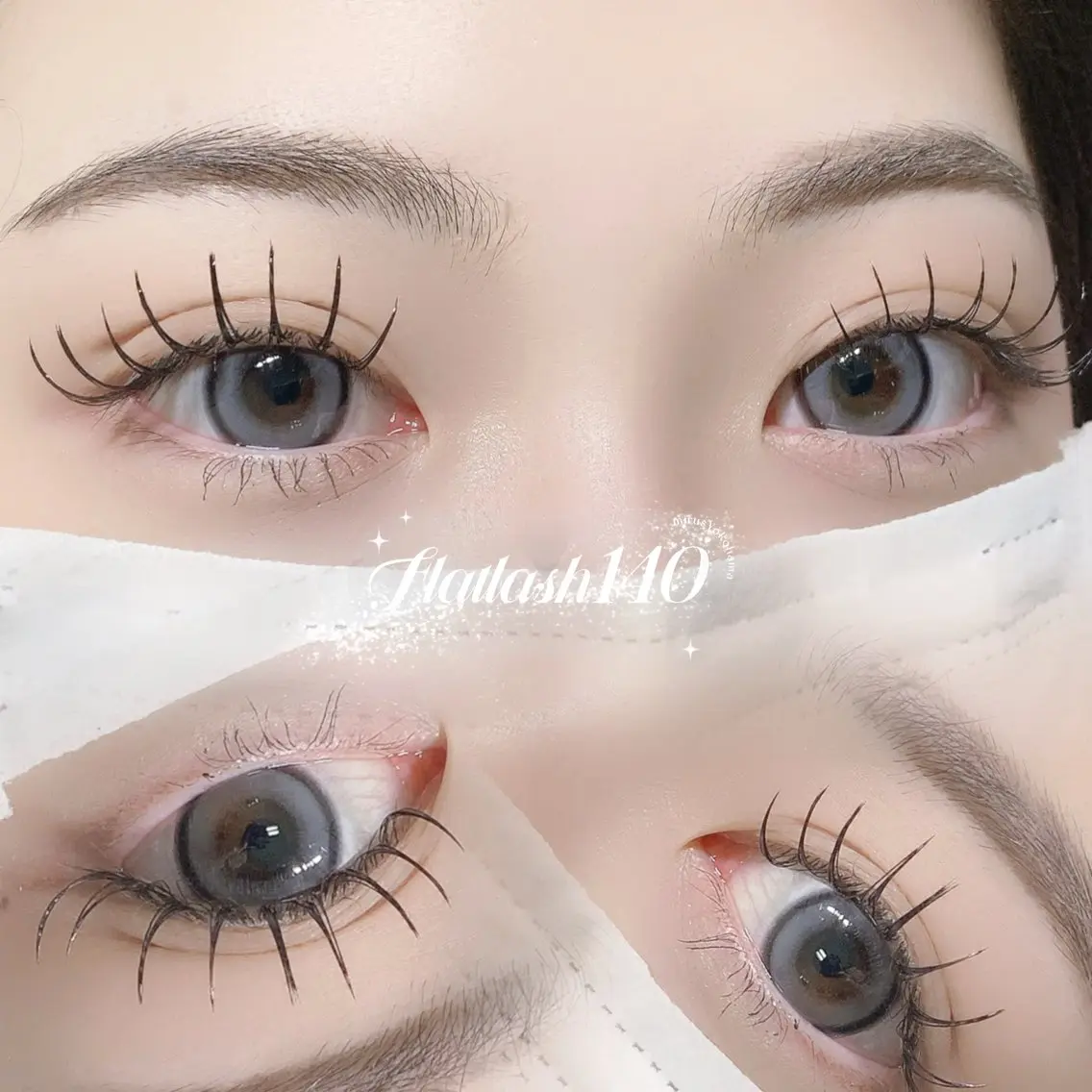 マツエク・マツパ フラットラッシュ マツエク eyelist ami🎀のマツエク・マツパデザイン