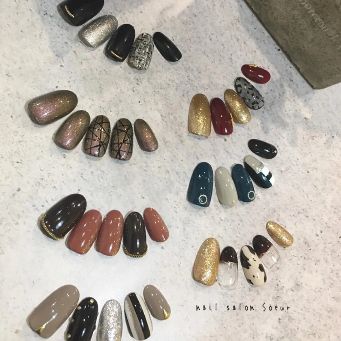 ネイル アートネイル ジェルネイル ハンドネイル nail salon Soeurのネイルデザイン
