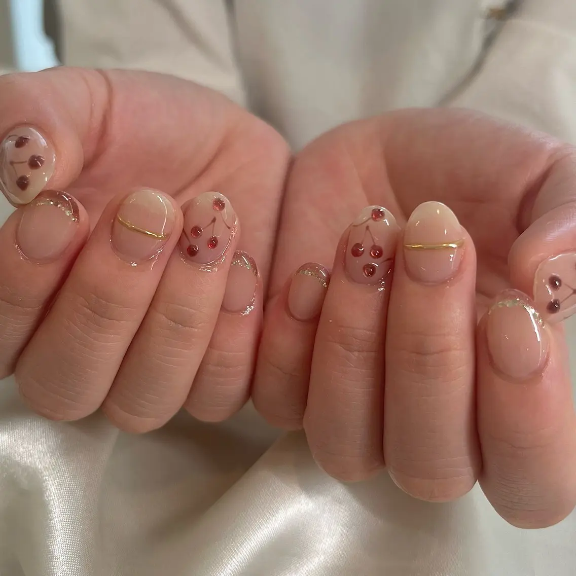 ネイル ハンドネイル petit sarina..ෆのネイルデザイン