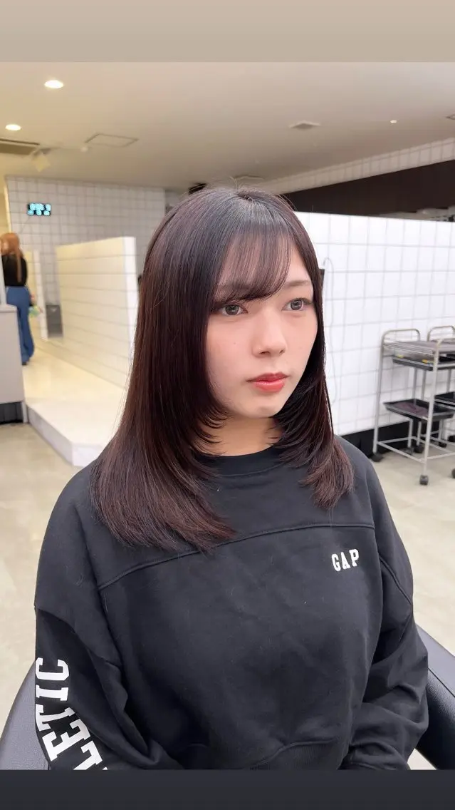 セミロング カラー パーマ ヘアアレンジ メンズ 上品＆韓国風 🥀海心🥀のヘアスタイル