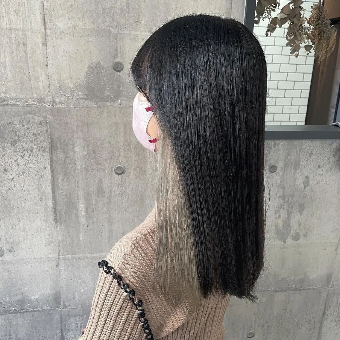 セミロング カラー ヘアカラー トリートメント Hair Labo ASH  あみん♡のヘアスタイル