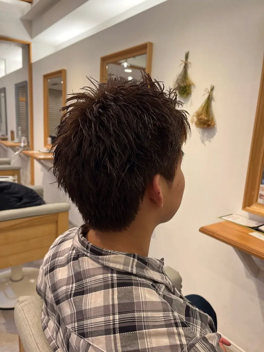 メンズ ete カイエダのヘアスタイル