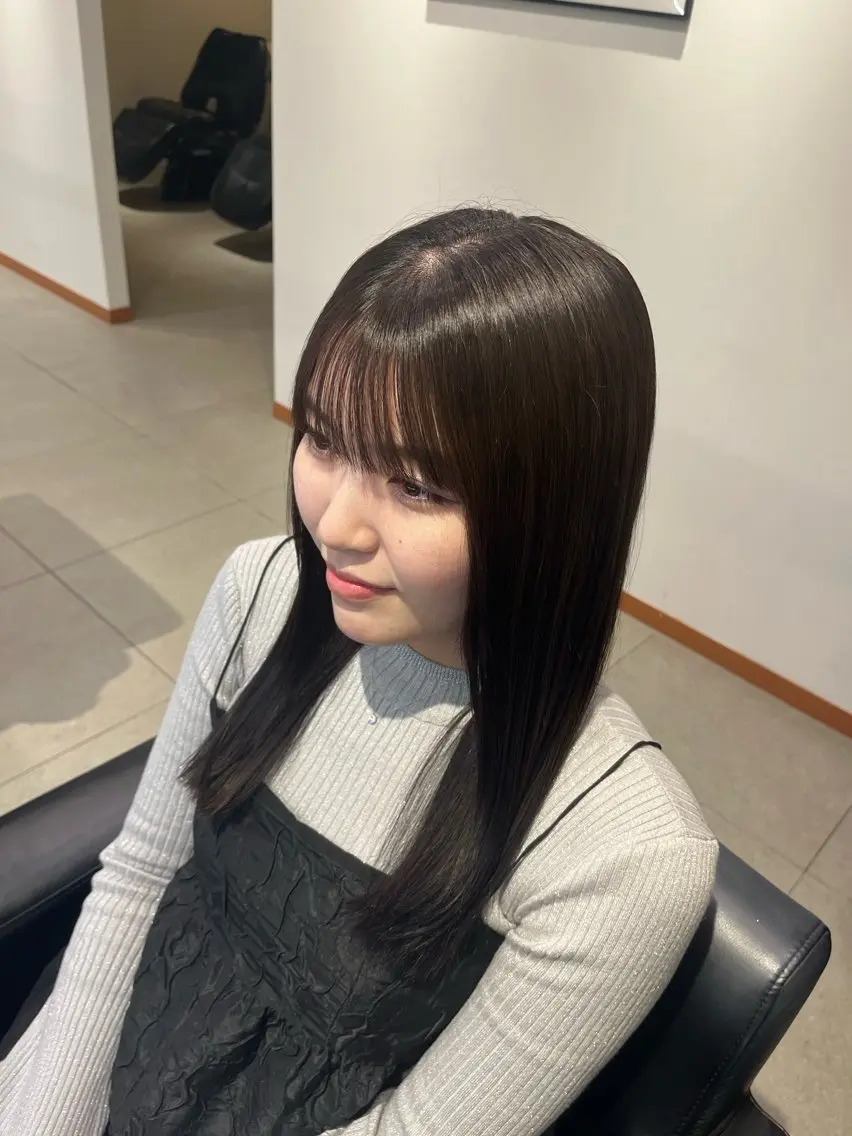 ロング カラー ブラウンカラー モカブラウン ERII /伏見 カットモデル募集中！のヘアスタイル