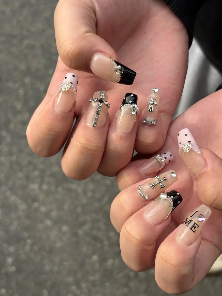 ネイル アートネイル 長さ出し Lélia nailのネイルデザイン