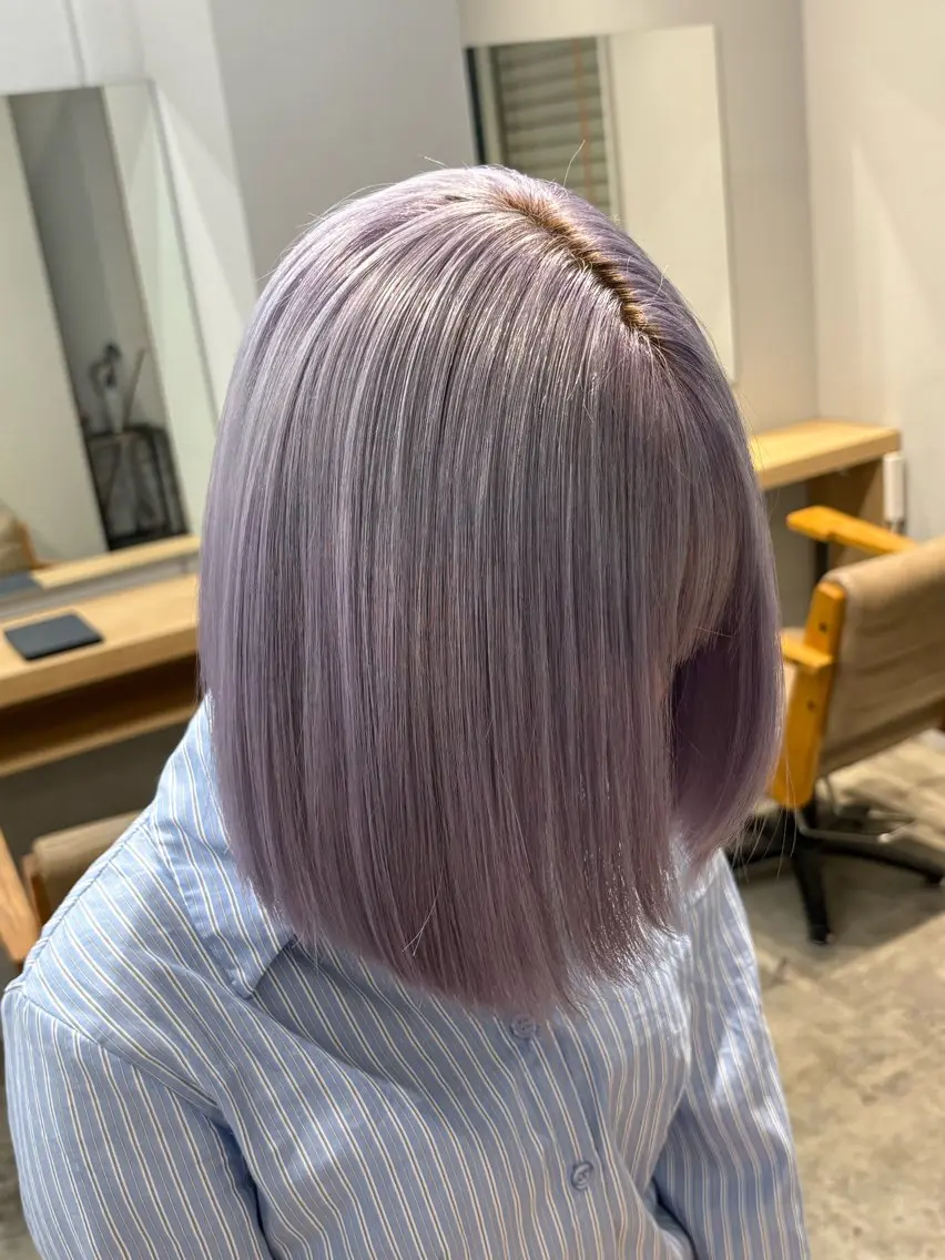 カラー ブリーチ ヘアカラー Libero 柏 あつきのヘアスタイル