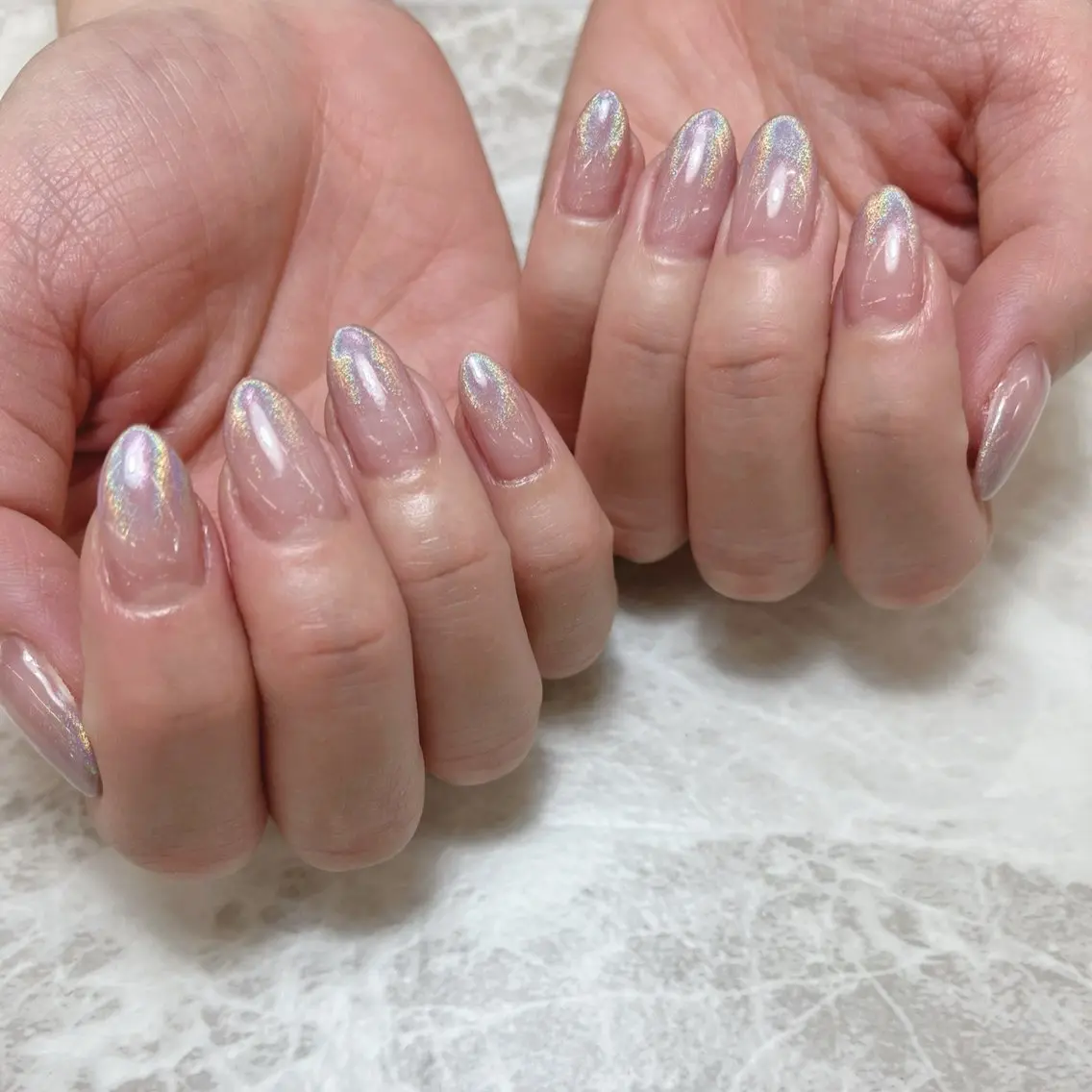 ネイル クリアネイル フレンチネイル 【MAXKELLY】 AOYAMAのネイルデザイン