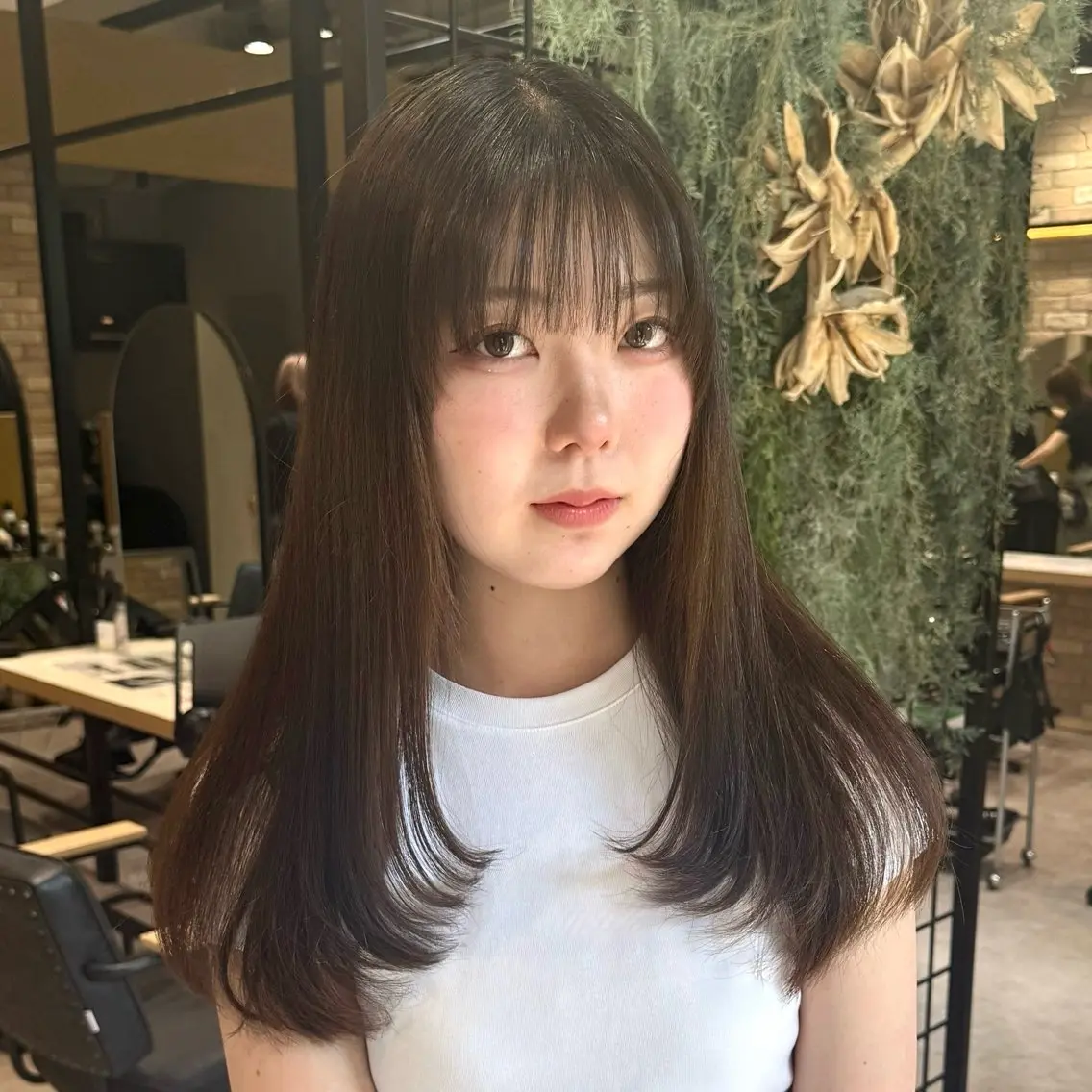 One color+髪質改善トリートメントの写真