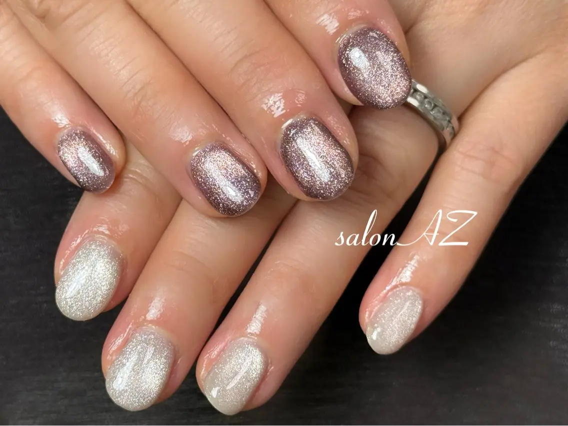 ネイル アートネイル 長さ出し フットネイル フレンチネイル ジェルネイル salon AZのネイルデザイン