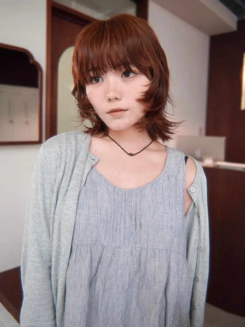 ショート カラー ブラウンカラー カット ヘアカラー トリートメント Kaito🐶 /デザイン/レイヤーのヘアスタイル