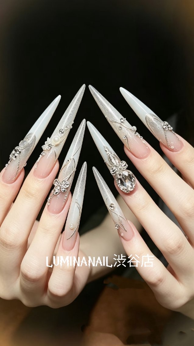 ロング LUMINA NAIL渋谷店のネイルデザイン