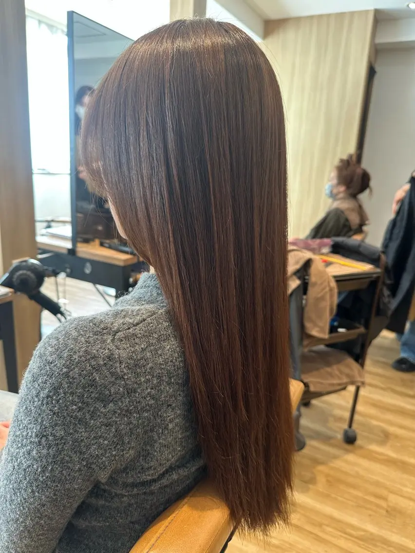 ロング パーマ カット 縮毛矯正 ✨✂️Nori ✂️✨のヘアスタイル