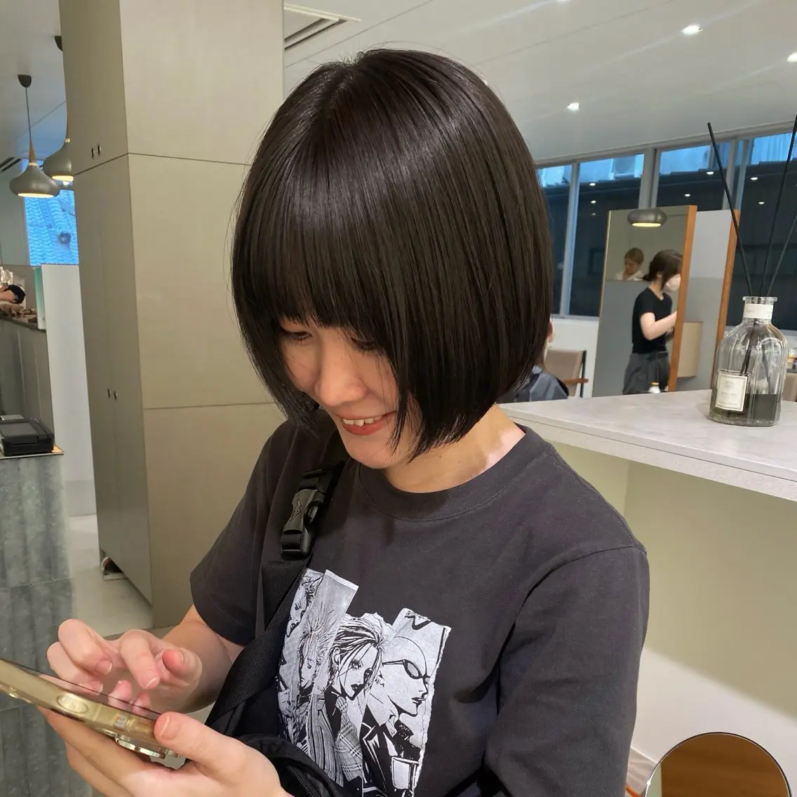 ショート カラー ベージュカラー 透明感カラー ダブルカラー 高発色ブリーチ/ ハイレイヤー🪽aiのヘアスタイル