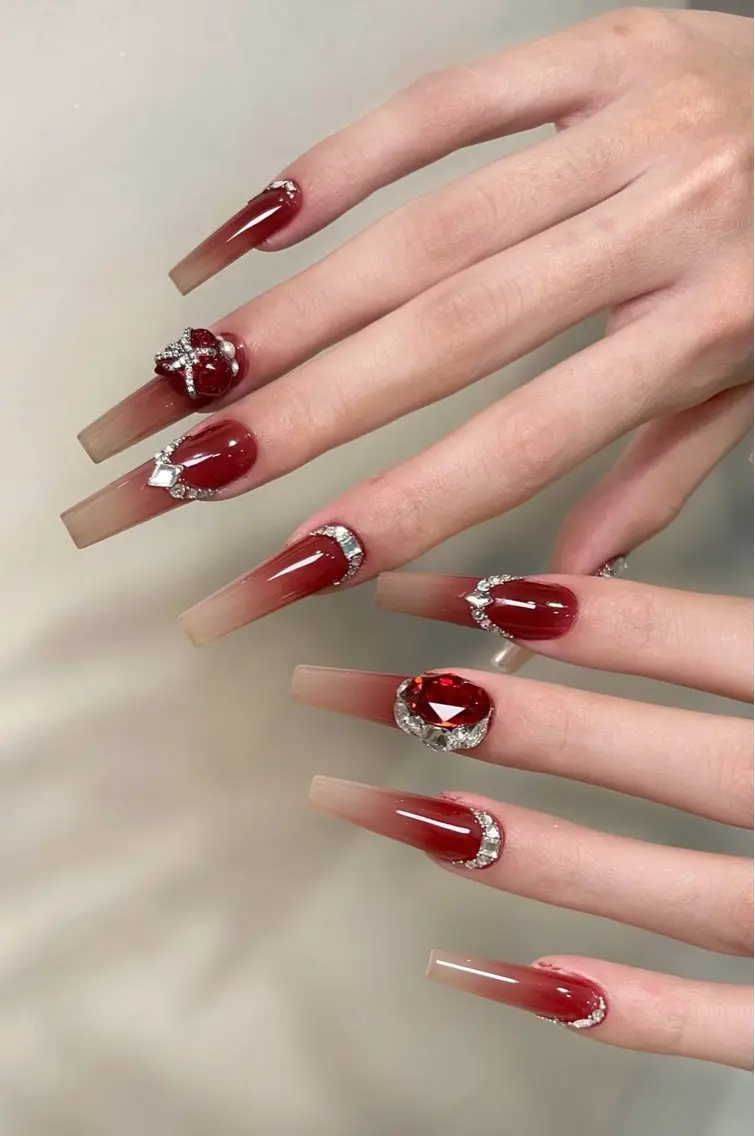ネイル 冬ネイル クリスマス 🎀🎀YooLi Nail Salonのネイルデザイン