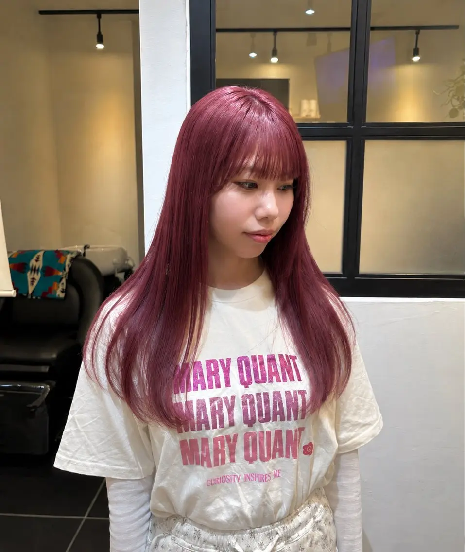 ロング カラー ヘアカラー ﾜﾝｶﾗｰ/ﾊｲﾄｰ ﾝ🪽MiYU🪽のヘアスタイル