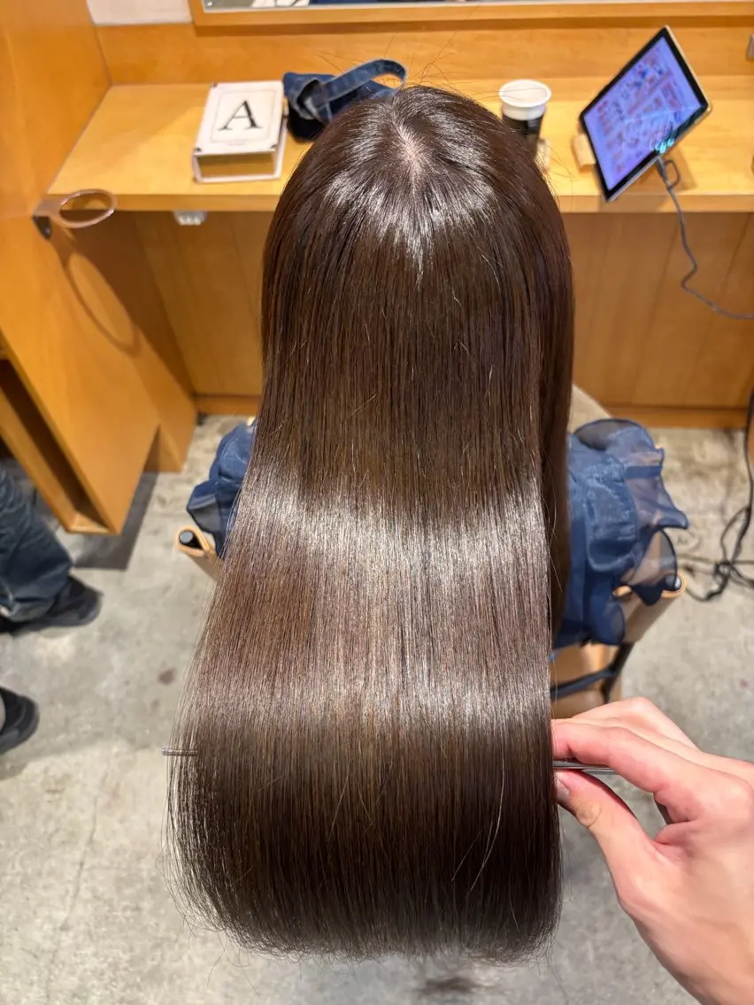 ロング カット ヘアカラー トリートメント 【Amphi Tokyo】宮原のヘアスタイル