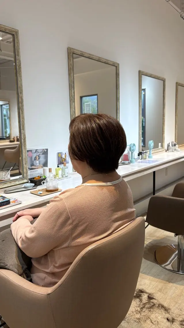 ショート カラー カット ヘアカラー soelいずみ野🌱 高橋のヘアスタイル