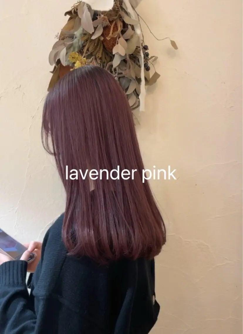 セミロング カラー ヘアアレンジ ブリーチ ラベンダーカラー ピンクカラー トリートメント 加藤あいり/大人 可愛いモテカラー♡のヘアスタイル