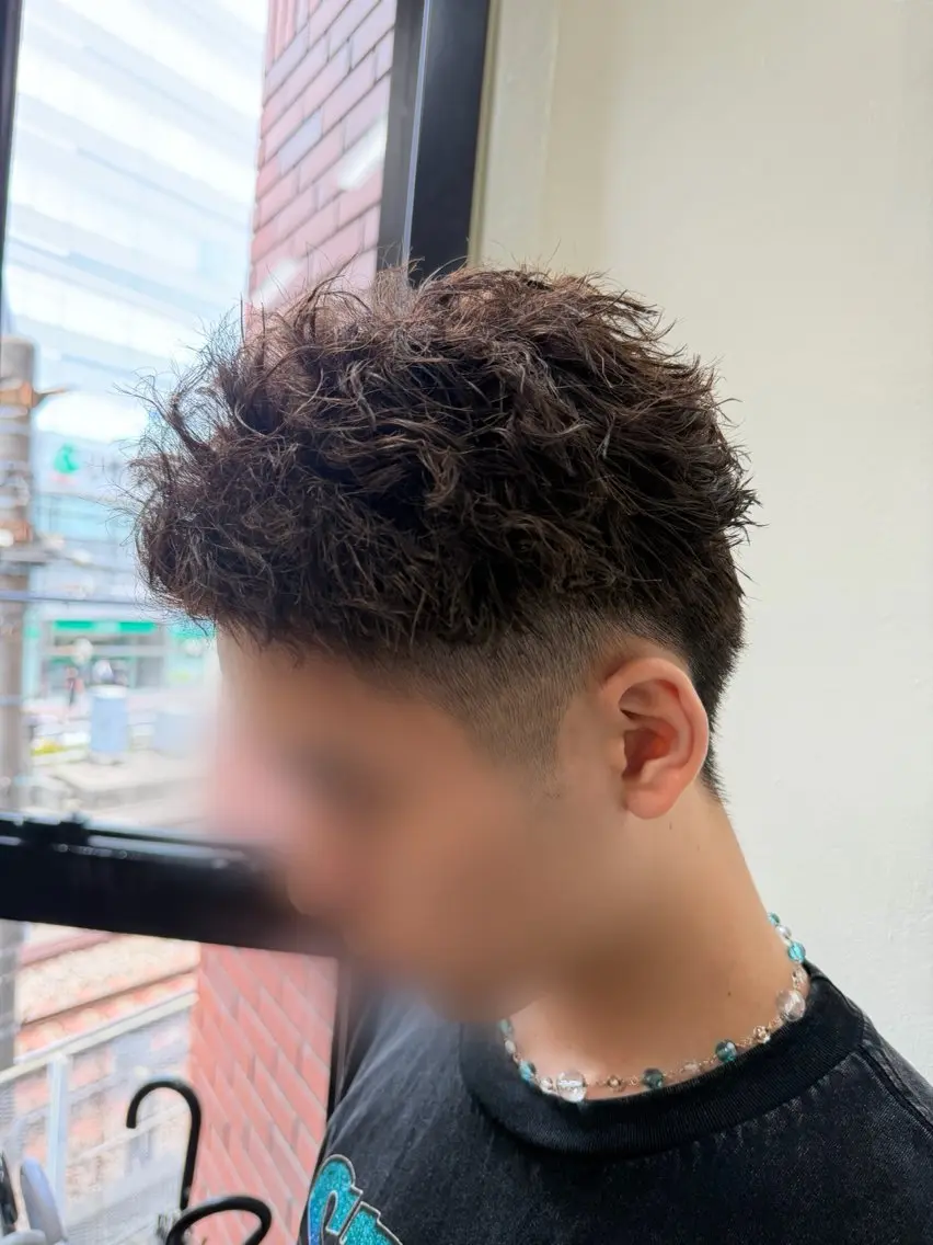 ショート パーマ メンズ パーマ 垢抜けメンズ特化✨ マキシ✨のヘアスタイル