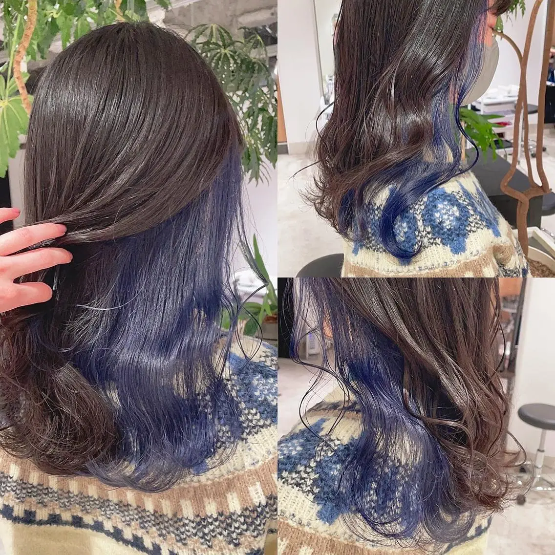 ロング カラー ヘアカラー トリートメント 渋谷:インナーカラー ／🍒エリカ🍒のヘアスタイル