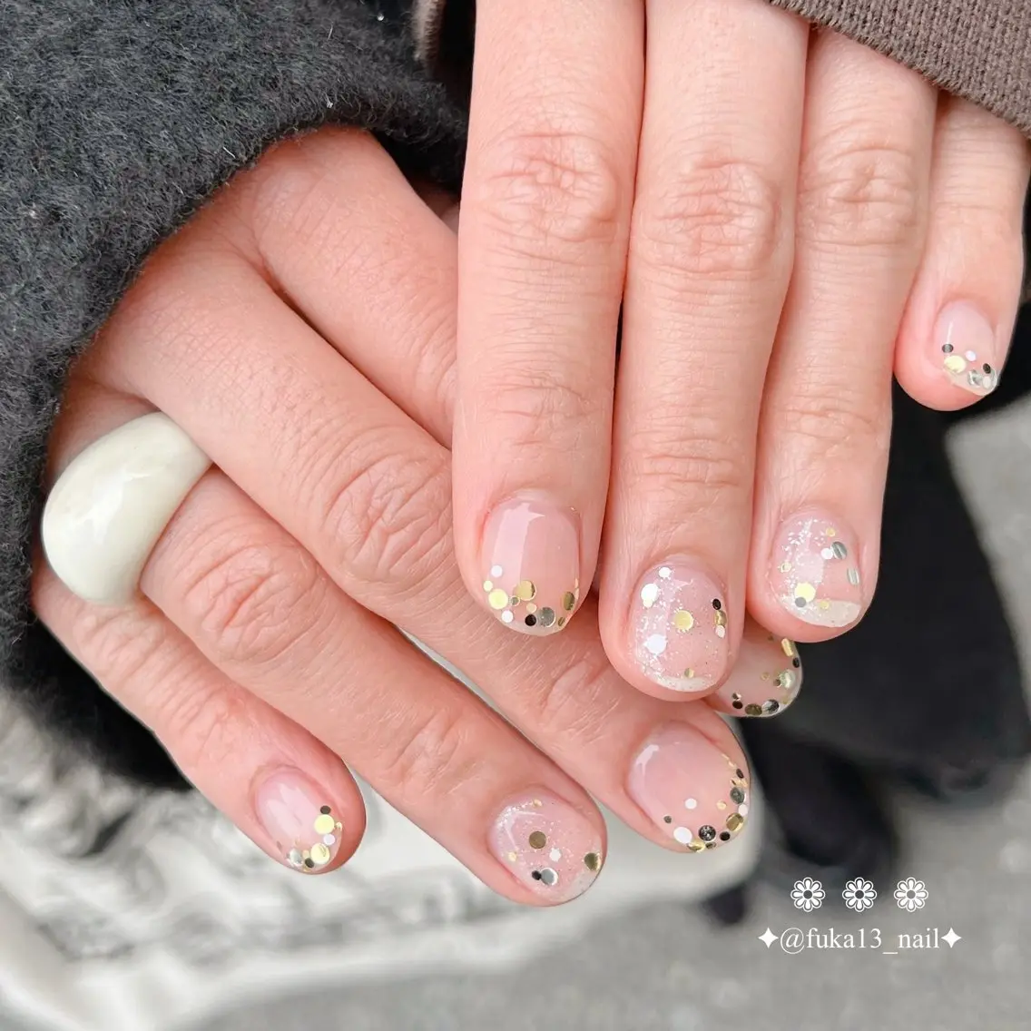 ネイル キラキラネイル ニュアンスネイル ハンドネイル Nail♡Fuka. /7月予約受付中のネイルデザイン